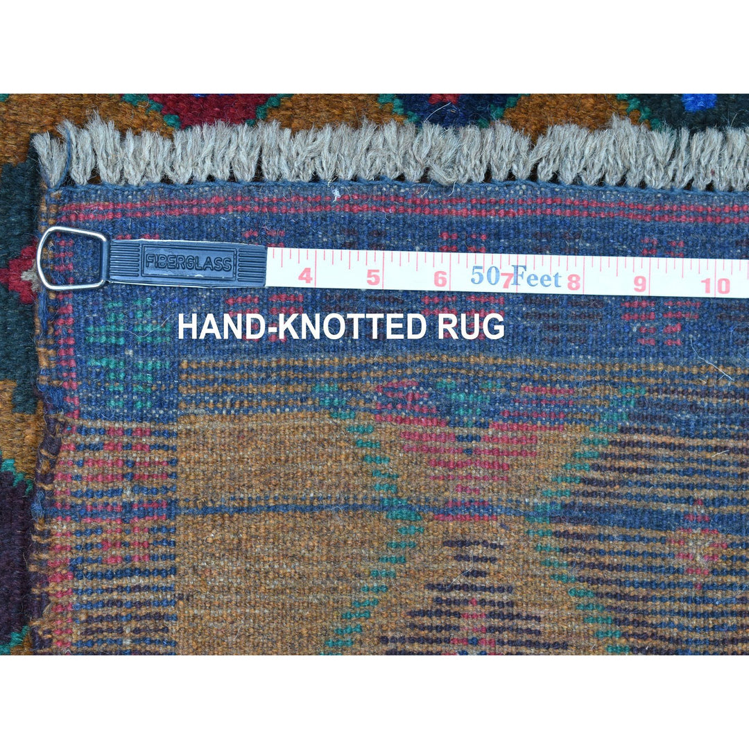 3'5" x 4'5" New Hand Knotted Multicolored Wool Rectangle Oriental Rug - MOA10253274