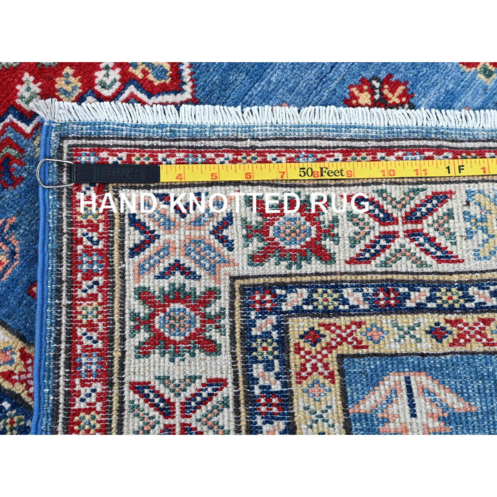 2'10" x 15'11" New Hand Knotted Blue Wool Runner Oriental Rug - MOA102544