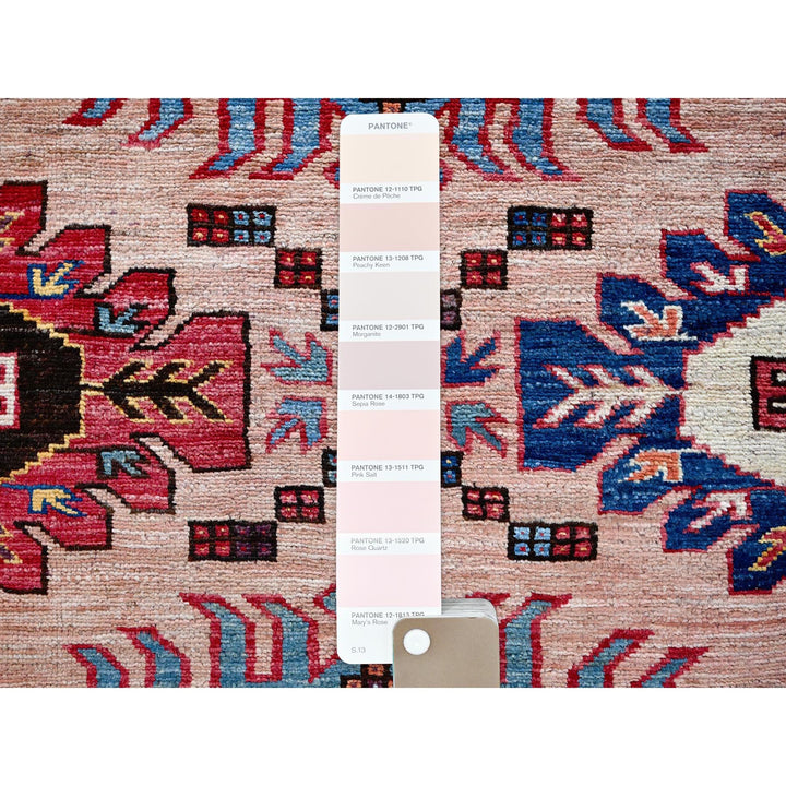 8'3" x 10'6" New Hand Knotted Orange Wool Rectangle Oriental Rug - MOA102560
