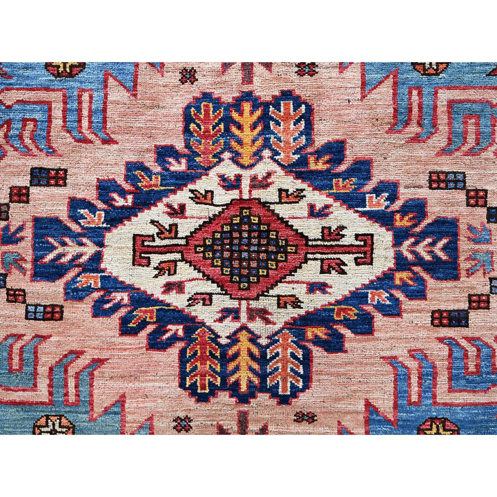8'3" x 10'6" New Hand Knotted Orange Wool Rectangle Oriental Rug - MOA102560