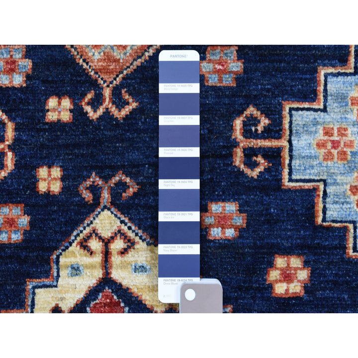 10'1" x 13'3" New Hand Knotted Blue Wool Rectangle Oriental Rug - MOA10256521