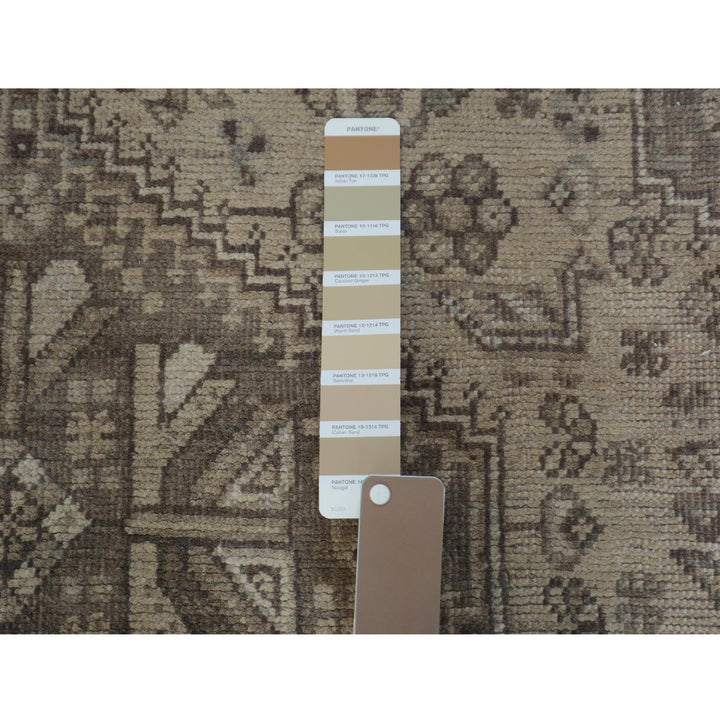 5'8" x 8'0" New Hand Knotted Beige Wool Rectangle Oriental Rug - MOA10257242