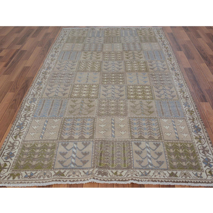 5'0" x 9'0" New Hand Knotted Brown Cotton Runner Oriental Rug - MOA10257269