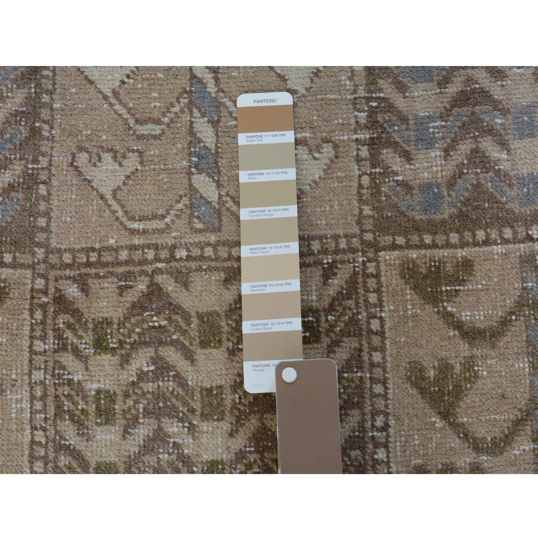 5'0" x 9'0" New Hand Knotted Brown Cotton Runner Oriental Rug - MOA10257269