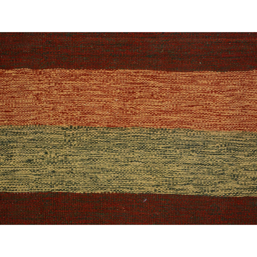 4'9" x 8'0" New Hand Woven Red Wool Rectangle Oriental Rug - MOA10257500