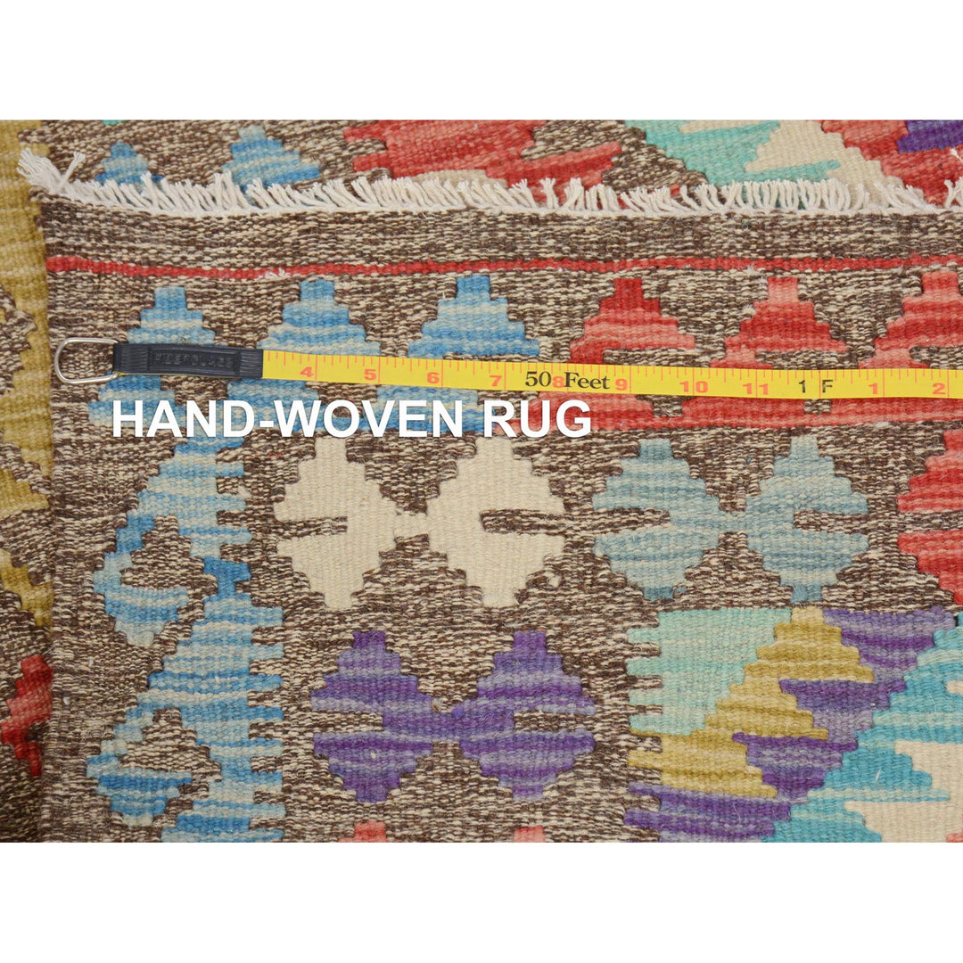 3'0" x 4'0" New Hand Woven Multicolored Wool Rectangle Oriental Rug - MOA10257572