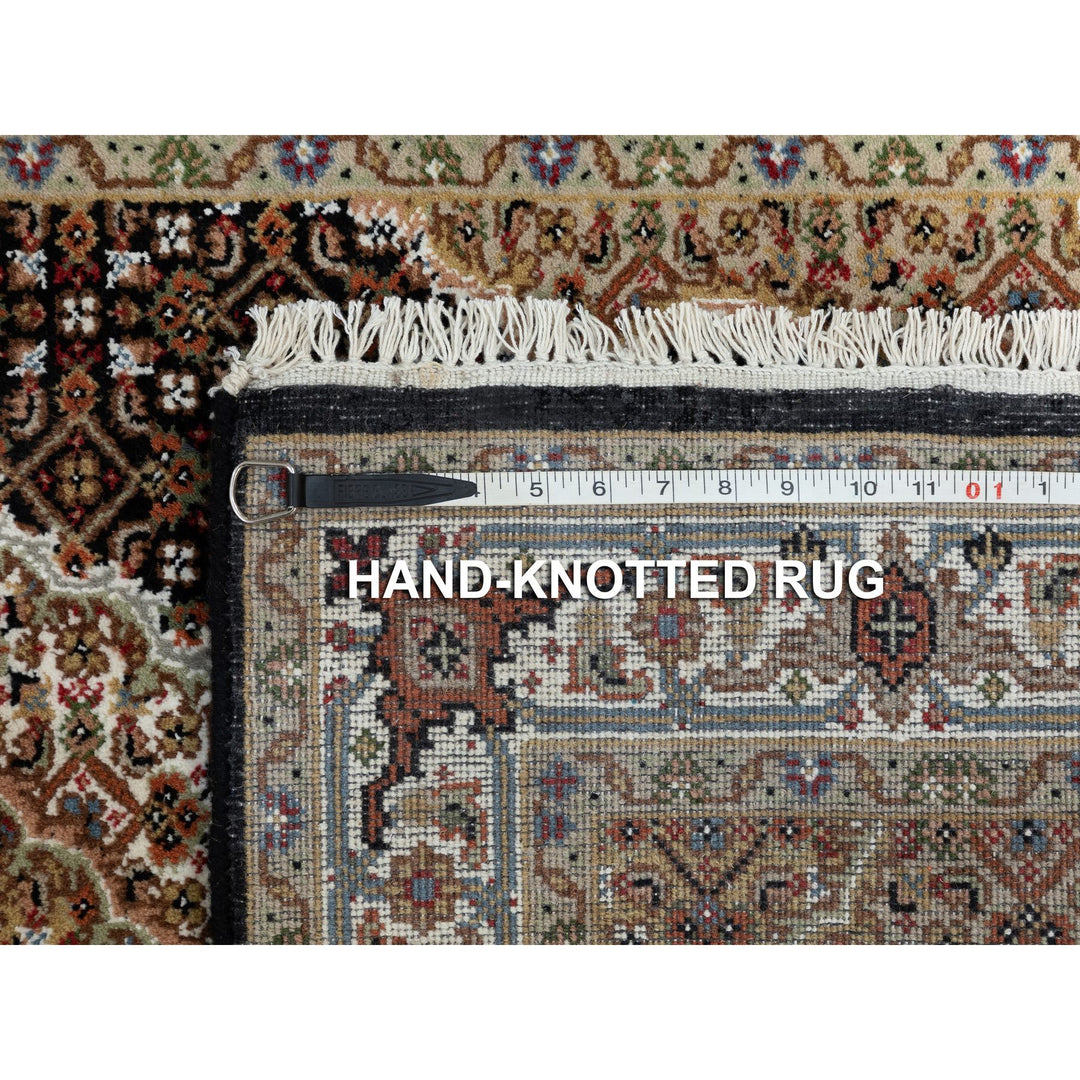 3'0" x 5'3" New Hand Knotted Black Cotton Rectangle Oriental Rug - MOA10258728