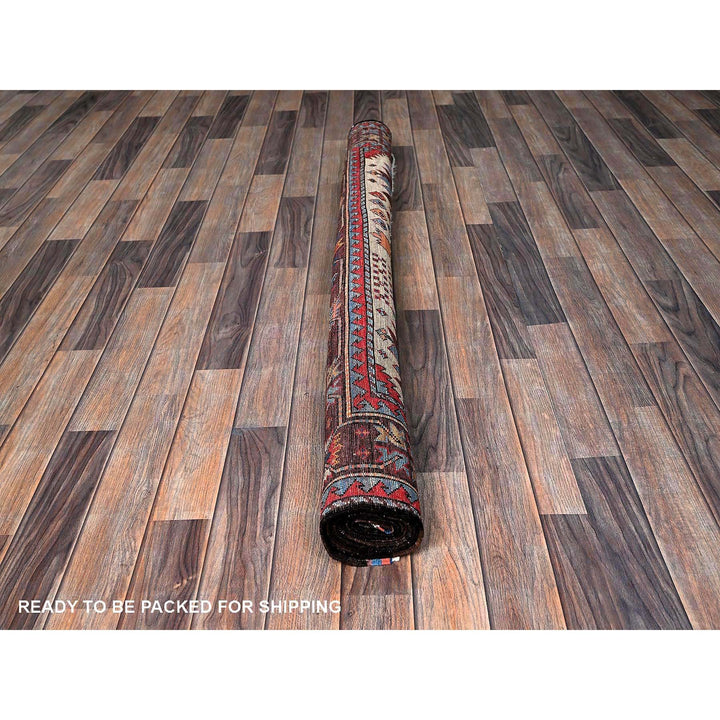 5'2" x 6'8" New Hand Knotted Ivory Wool Rectangle Oriental Rug - MOA102594