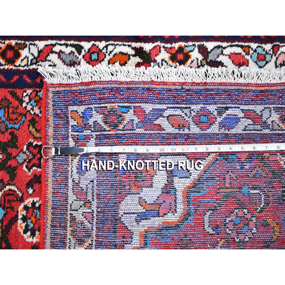 3'6" x 5'0" New Hand Knotted Red Wool Rectangle Oriental Rug - MOA10259677