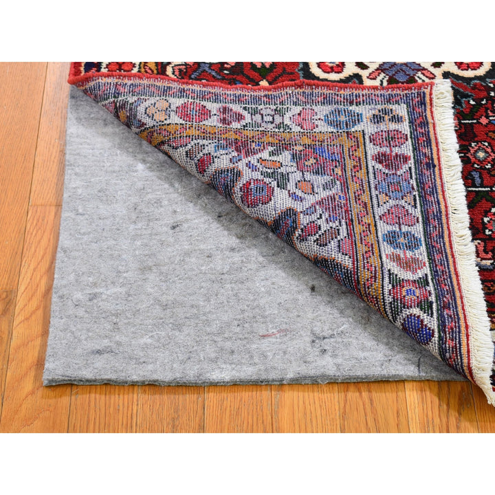 3'4" x 4'9" New Hand Knotted Red Wool Rectangle Oriental Rug - MOA10259883