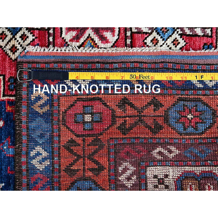 4'0" x 6'1" New Hand Knotted Blue Wool Rectangle Oriental Rug - MOA102603