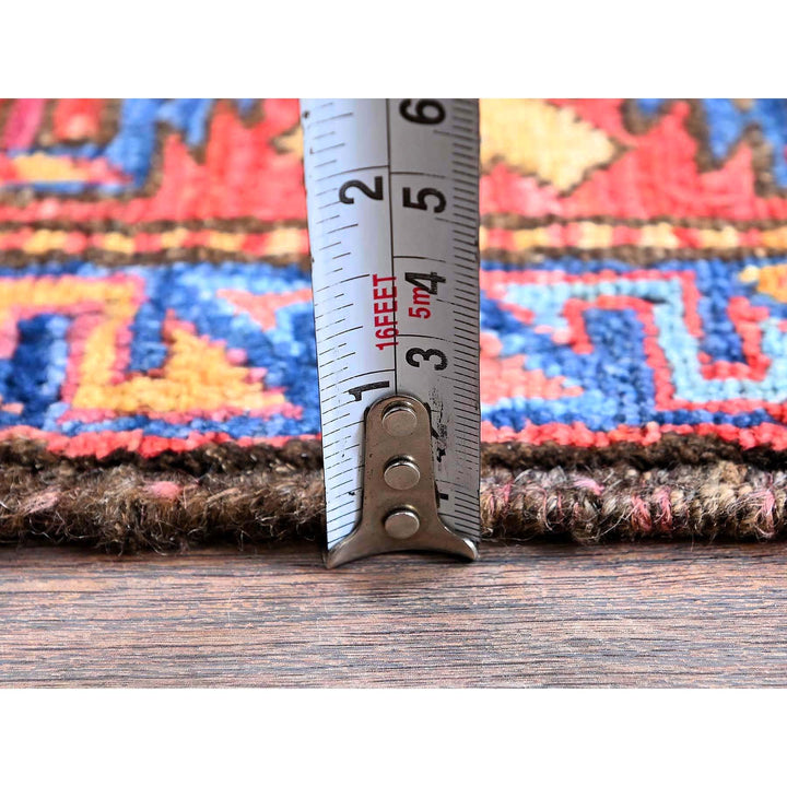 4'1" x 5'10" New Hand Knotted Brown Wool Rectangle Oriental Rug - MOA102611