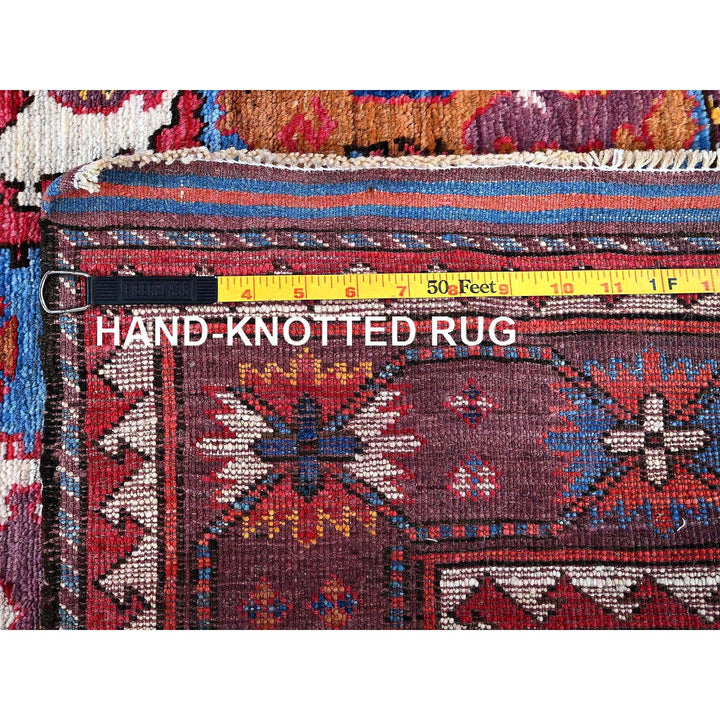 4'3" x 5'8" New Hand Knotted Blue Wool Rectangle Oriental Rug - MOA102613