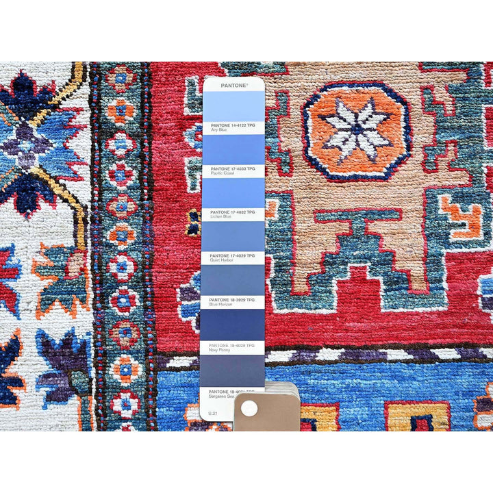 2'8" x 8'2" New Hand Knotted Red Wool Runner Oriental Rug - MOA102614