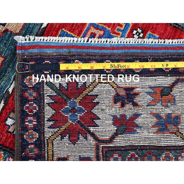 2'8" x 8'2" New Hand Knotted Red Wool Runner Oriental Rug - MOA102614