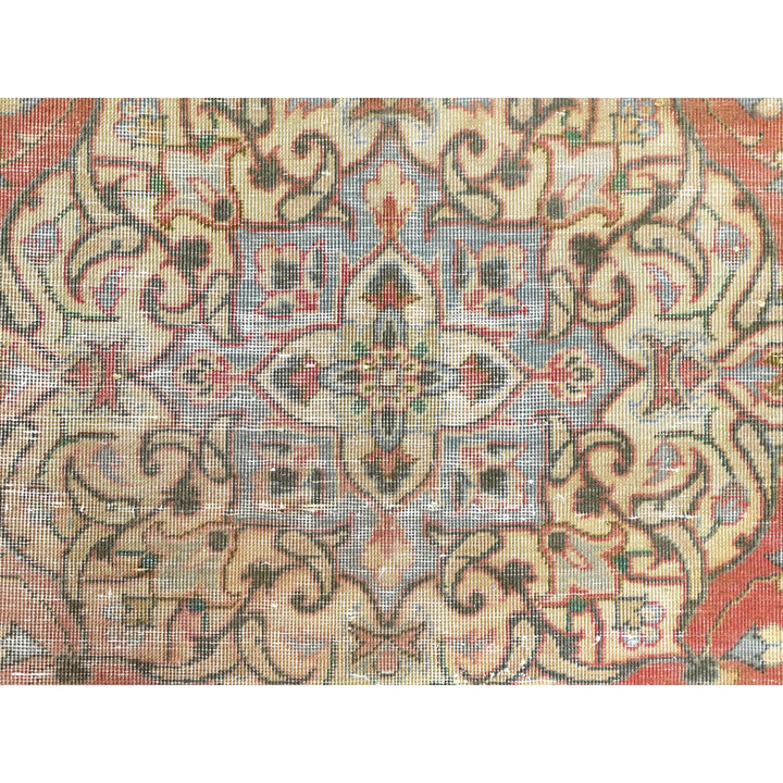 6'10" x 10'6" Vintage Hand Knotted Brown Cotton Rectangle Oriental Rug - MOA10261630