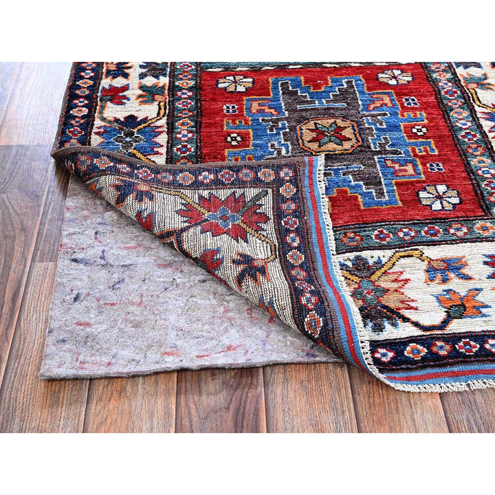2'8" x 8'3" New Hand Knotted Red Wool Runner Oriental Rug - MOA102616