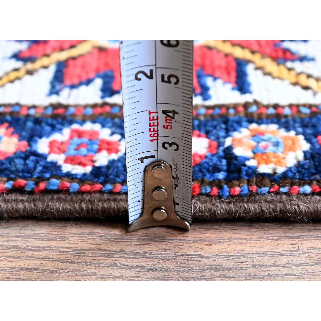 2'8" x 8'3" New Hand Knotted Red Wool Runner Oriental Rug - MOA102616