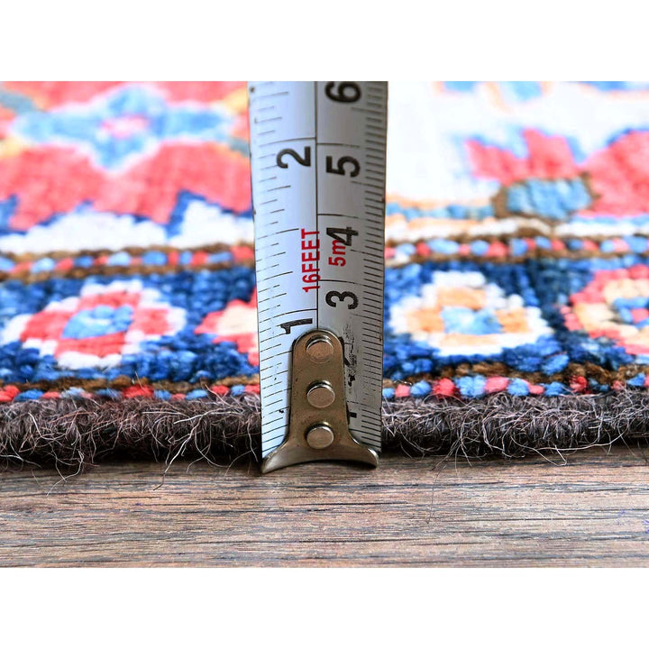 2'10" x 9'8" New Hand Knotted Red Wool Runner Oriental Rug - MOA102618