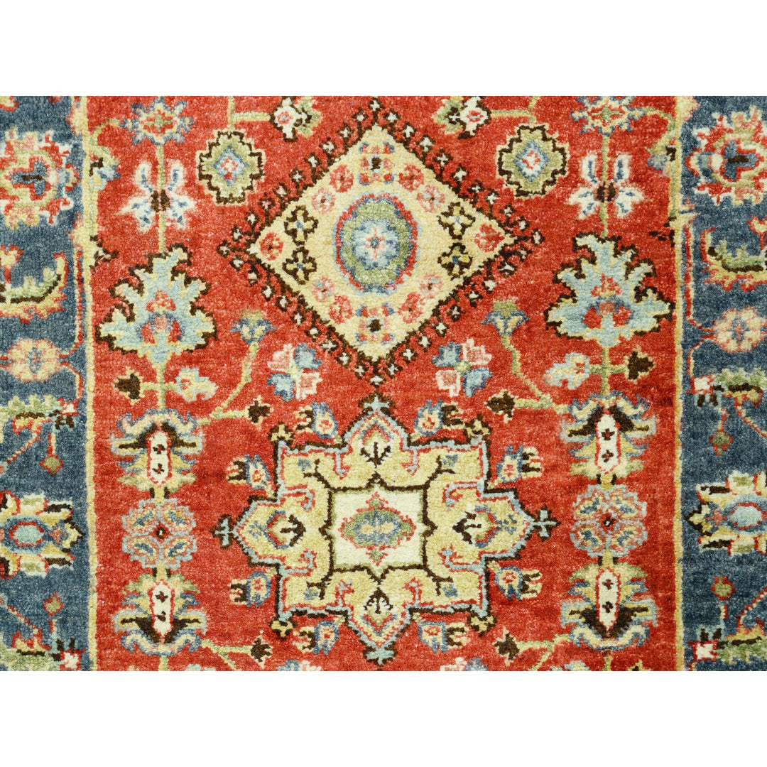 2'6" x 15'10" New Hand Knotted Red Wool Runner Oriental Rug - MOA10262165