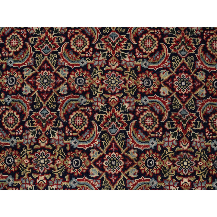 4'0" x 6'3" New Hand Knotted Black Wool & Silk Rectangle Oriental Rug - MOA10262344