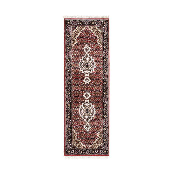 2'0" x 6'1" New Hand Knotted Red Wool Runner Oriental Rug - MOA10262462