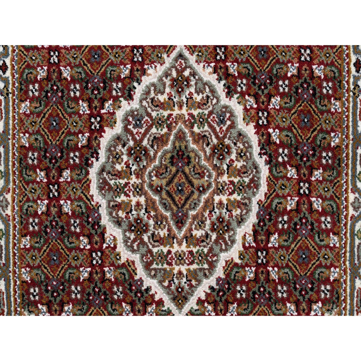 2'7" x 6'8" New Hand Knotted Red Wool Runner Oriental Rug - MOA10262537