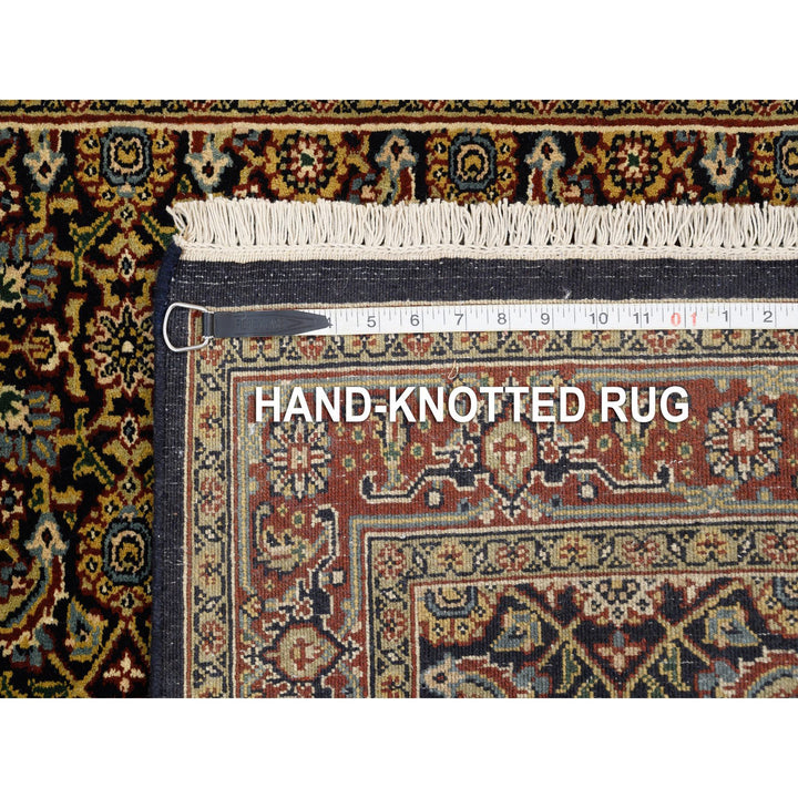 3'2" x 5'0" New Hand Knotted Black Wool Rectangle Oriental Rug - MOA10262980