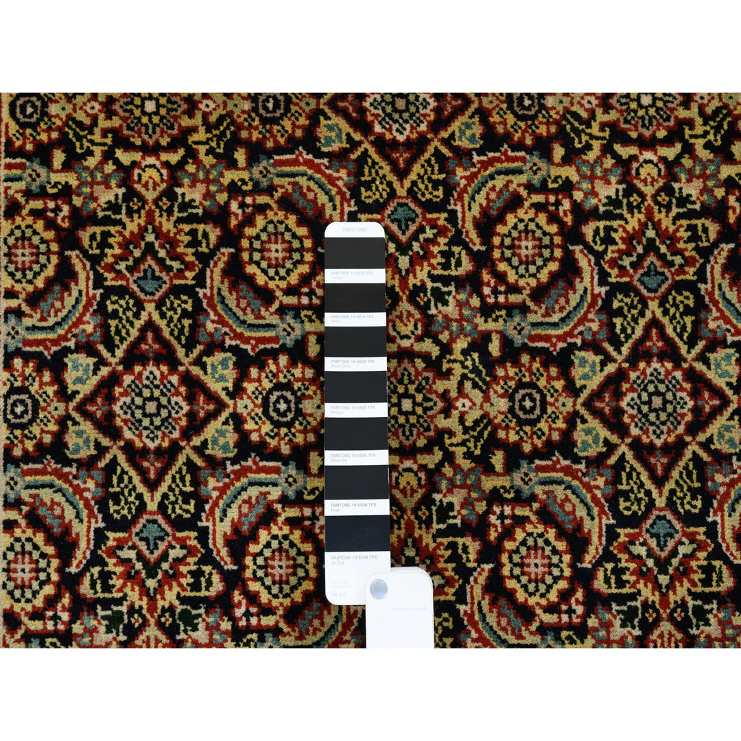 3'0" x 5'0" New Hand Knotted Black Wool Rectangle Oriental Rug - MOA10262981