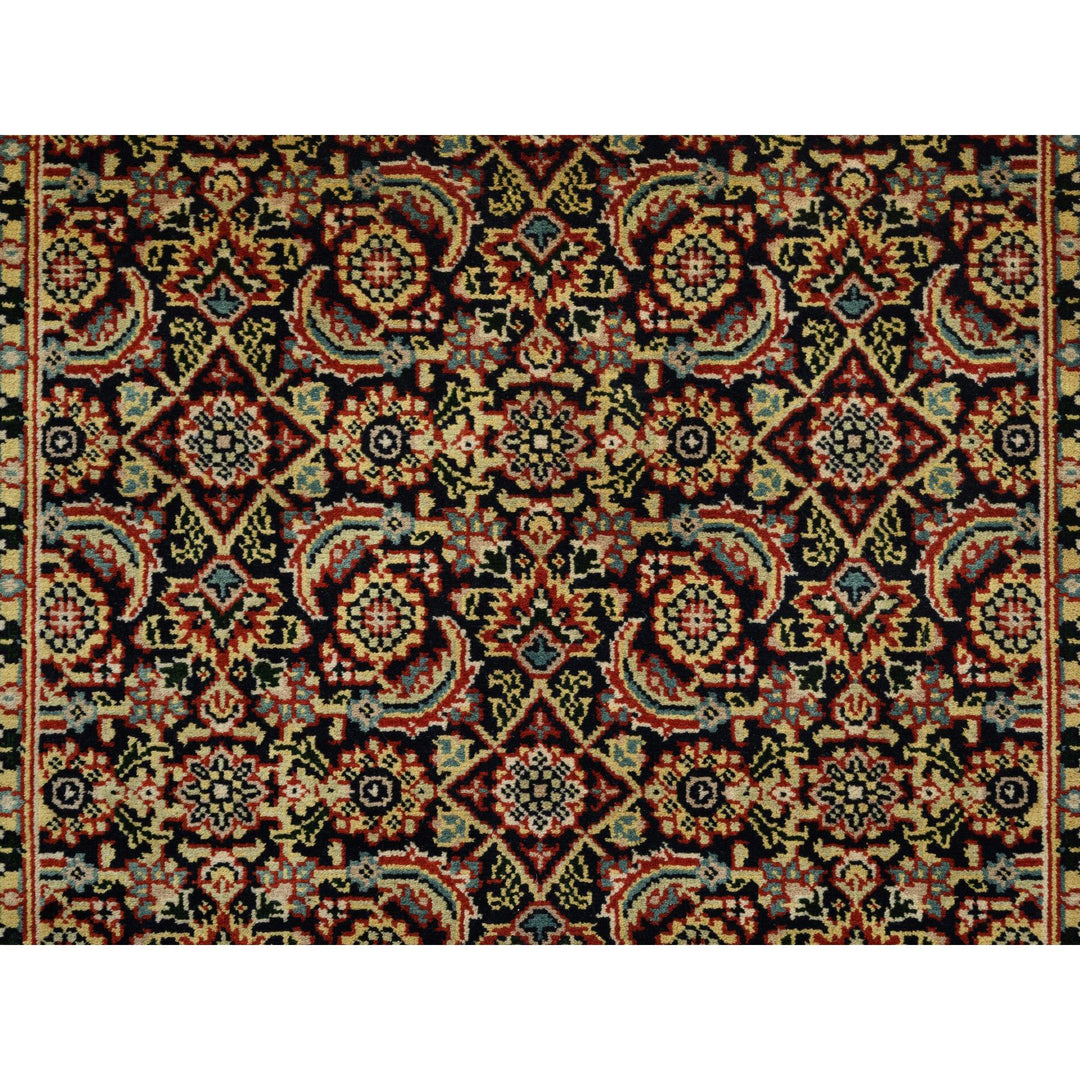 3'0" x 5'0" New Hand Knotted Black Wool Rectangle Oriental Rug - MOA10262981