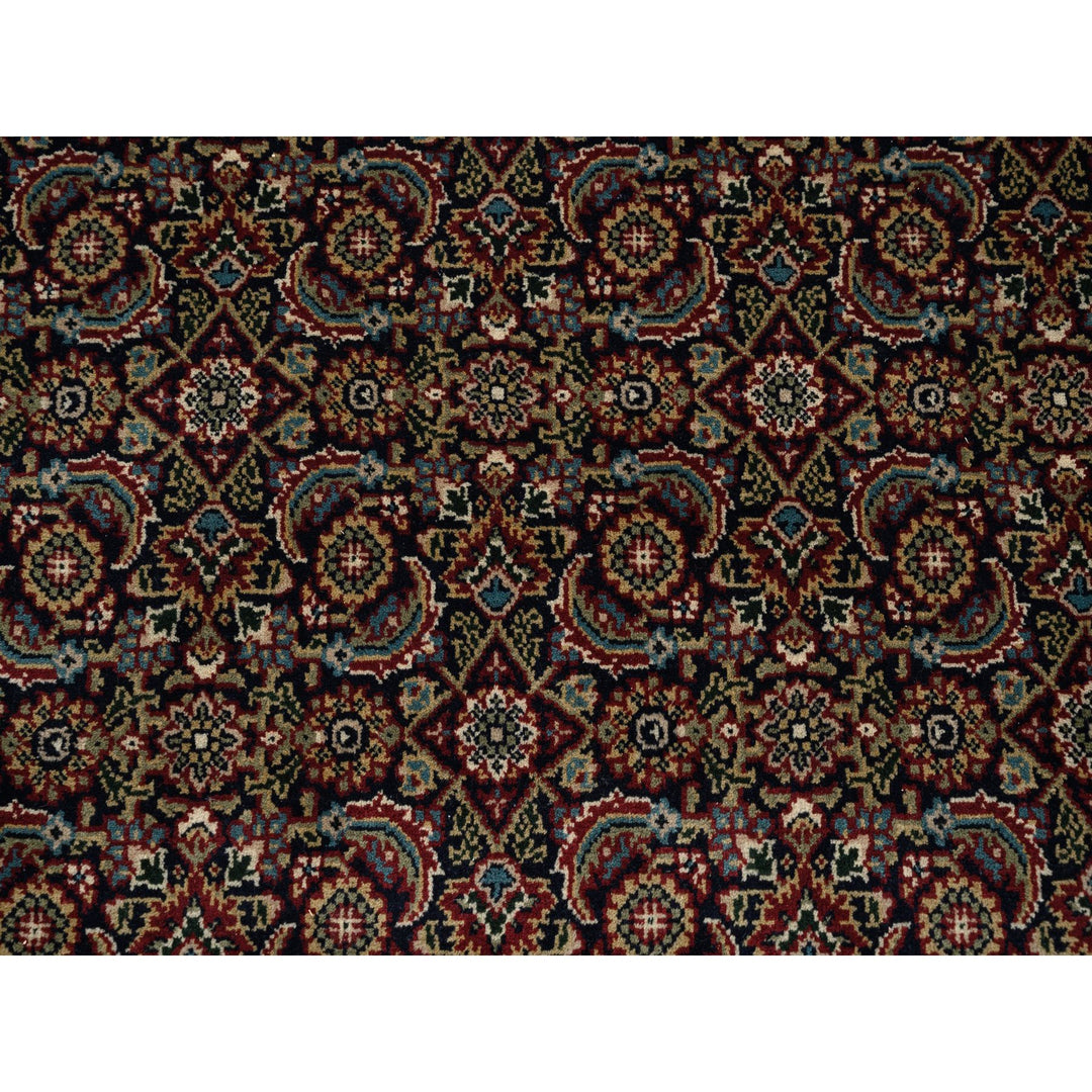 5'2" x 7'4" New Hand Knotted Black Wool Rectangle Oriental Rug - MOA10262995