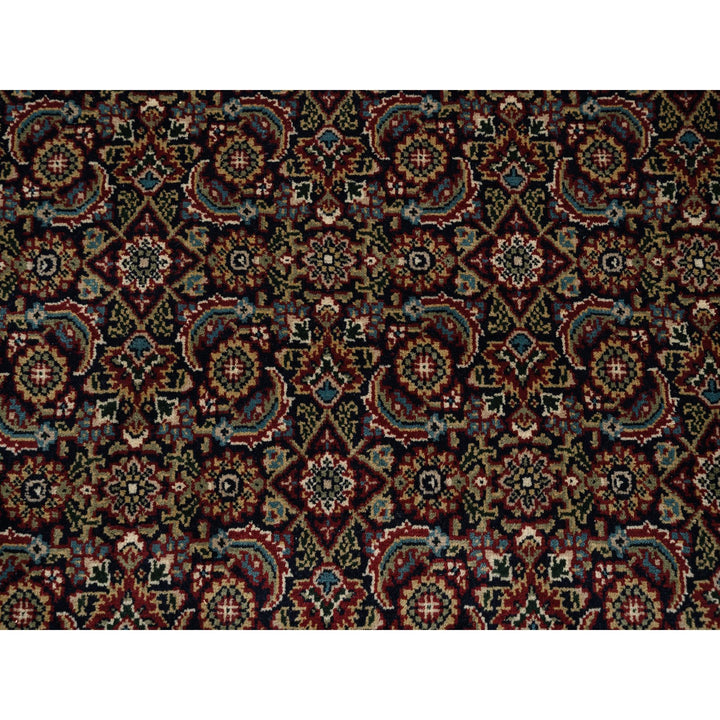 5'2" x 7'4" New Hand Knotted Black Wool Rectangle Oriental Rug - MOA10262995