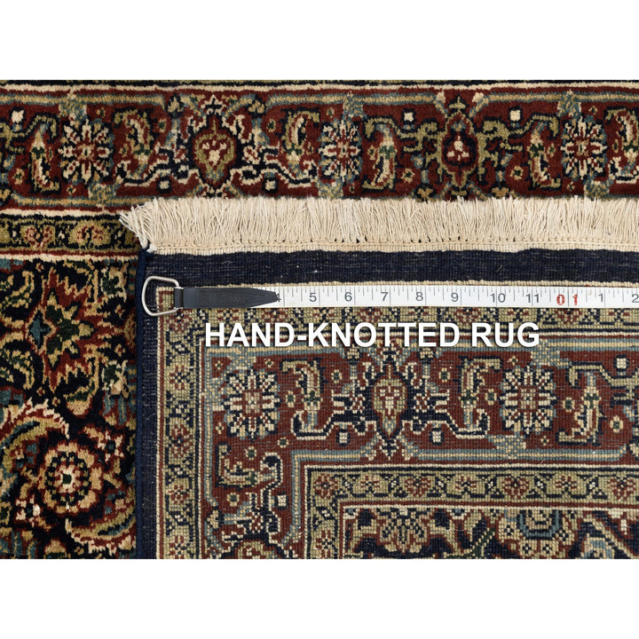 2'6" x 11'10" New Hand Knotted Blue Cotton Runner Oriental Rug - MOA10263007