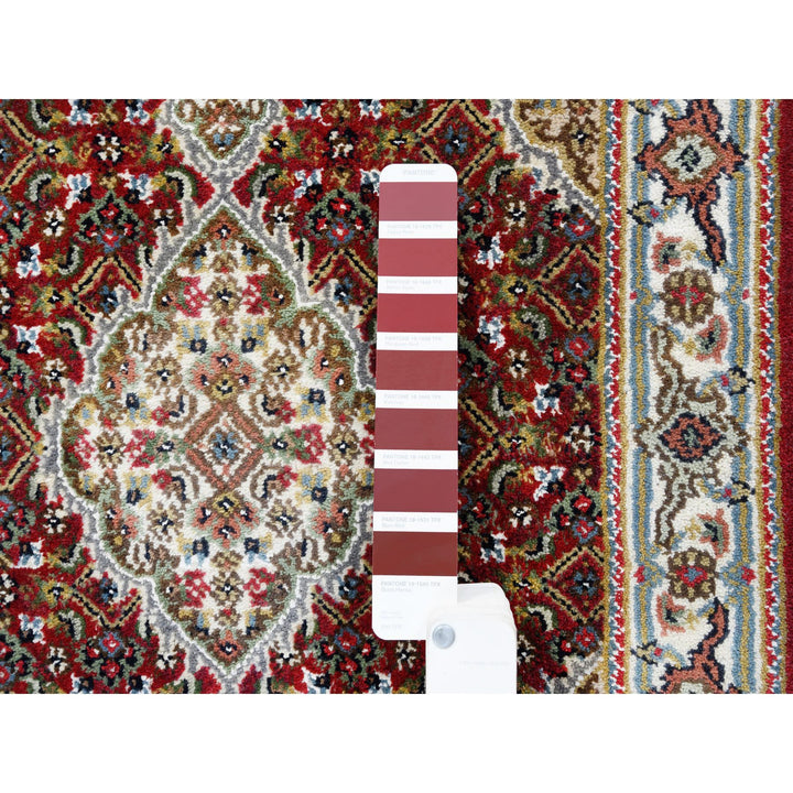 2'0" x 3'1" New Hand Knotted Red Cotton Rectangle Oriental Rug - MOA10263349