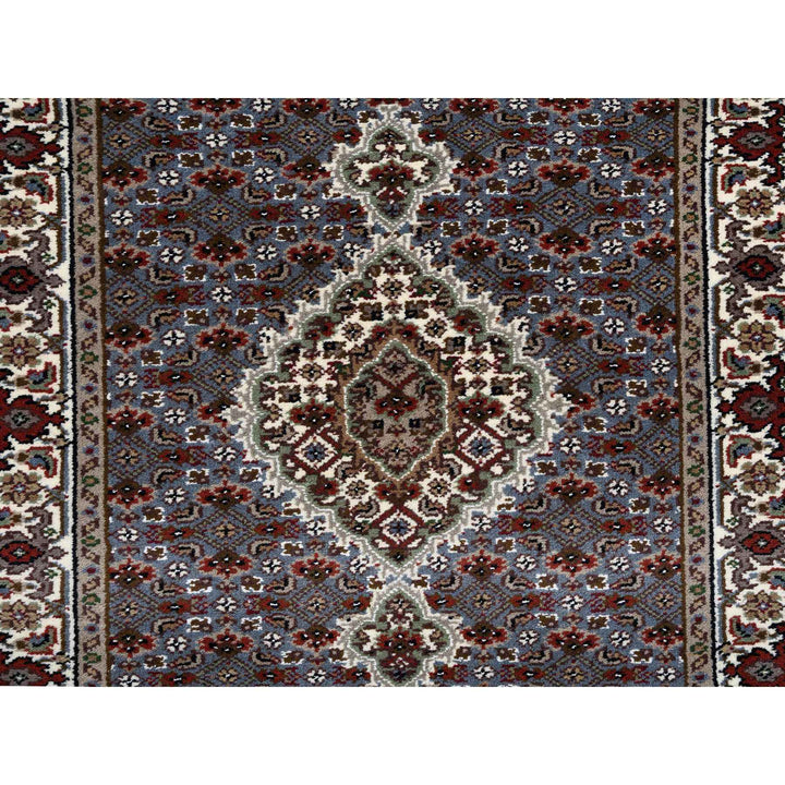 2'5" x 23'0" New Hand Knotted Grey Cotton Runner Oriental Rug - MOA10264091