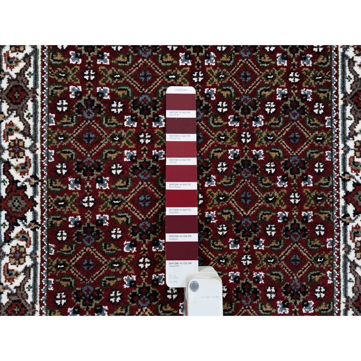 2'1" x 13'10" New Hand Knotted Red Wool Runner Oriental Rug - MOA10264110