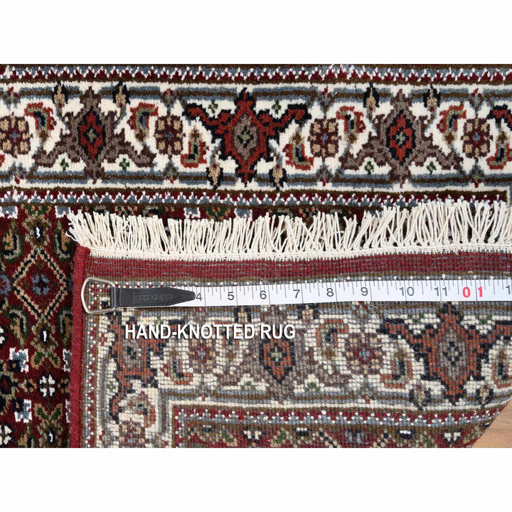 2'1" x 13'10" New Hand Knotted Red Wool Runner Oriental Rug - MOA10264110