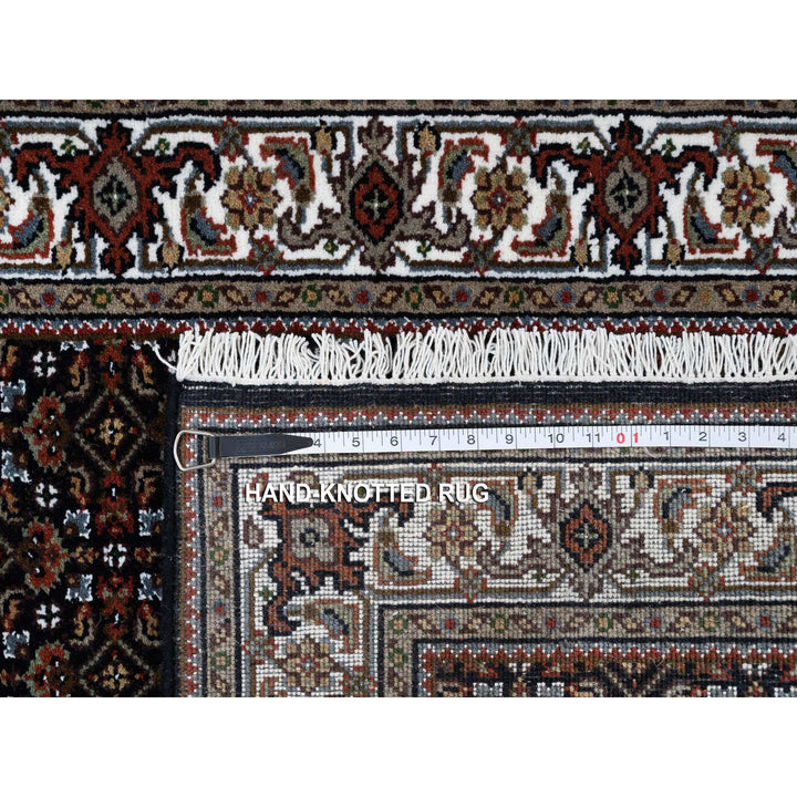 3'0" x 5'1" New Hand Knotted Black Cotton Rectangle Oriental Rug - MOA10264121