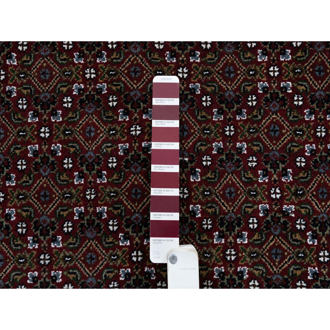 4'0" x 6'0" New Hand Knotted Red Cotton Rectangle Oriental Rug - MOA10264123