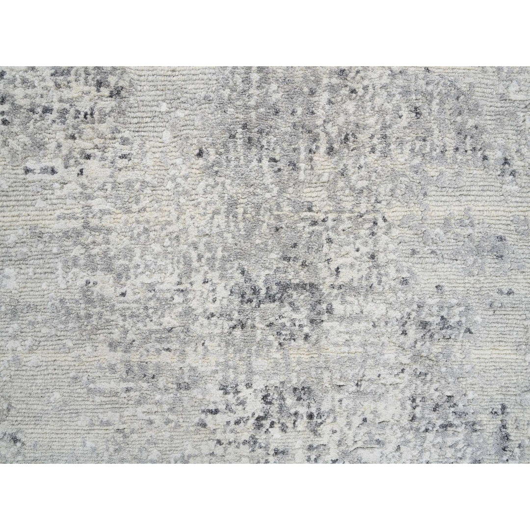 2'0" x 3'0" New Hand Knotted Grey Cotton Rectangle Oriental Rug - MOA10264153