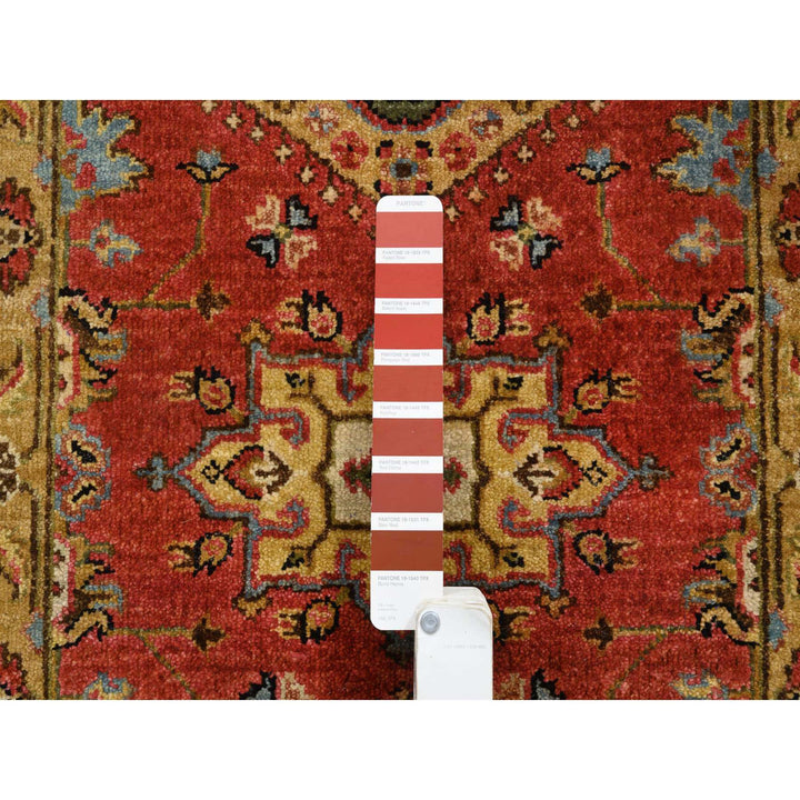 2'1" x 3'0" New Hand Knotted Red Cotton Rectangle Oriental Rug - MOA10264534