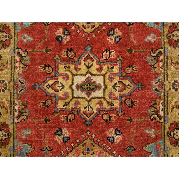 2'1" x 3'0" New Hand Knotted Red Cotton Rectangle Oriental Rug - MOA10264534