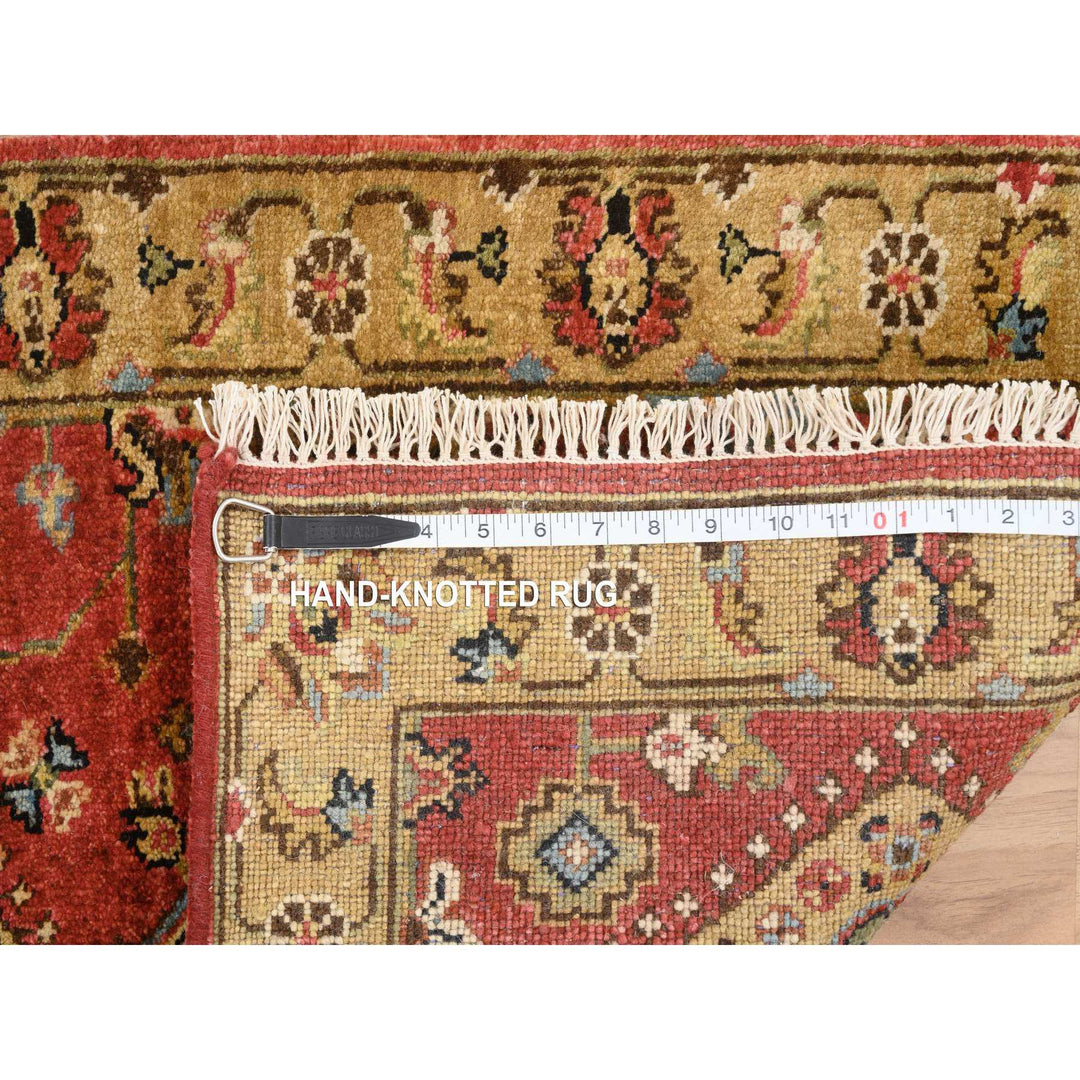 2'1" x 3'0" New Hand Knotted Red Cotton Rectangle Oriental Rug - MOA10264534