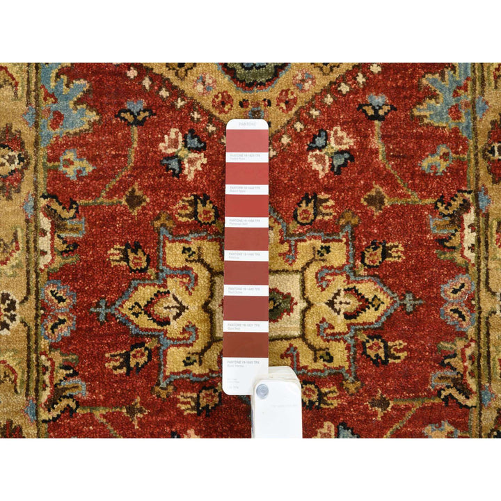 2'1" x 3'0" New Hand Knotted Red Cotton Rectangle Oriental Rug - MOA10264535