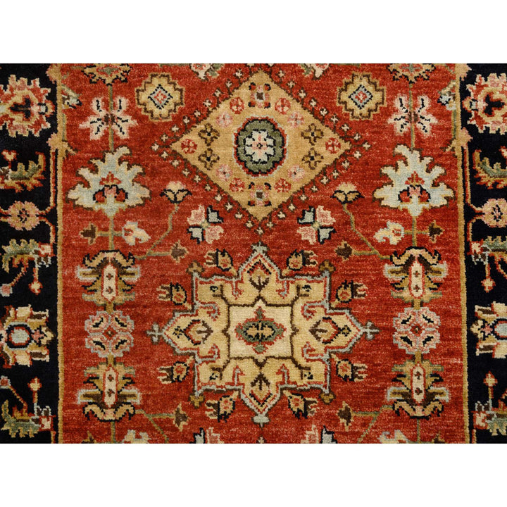 2'9" x 12'0" New Hand Knotted Red Wool Runner Oriental Rug - MOA10264632