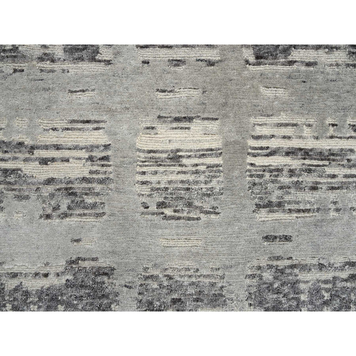 2'0" x 3'0" New Hand Knotted Grey Cotton Rectangle Oriental Rug - MOA10264684