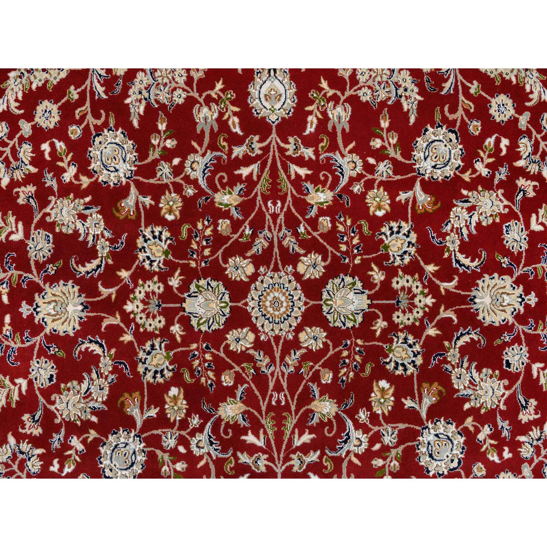 8'0" x 10'2" New Hand Knotted Red Cotton Rectangle Oriental Rug - MOA10264861