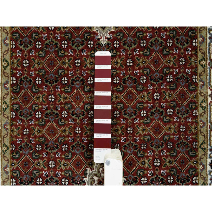 2'8" x 8'2" New Hand Knotted Red Cotton Runner Oriental Rug - MOA10265068