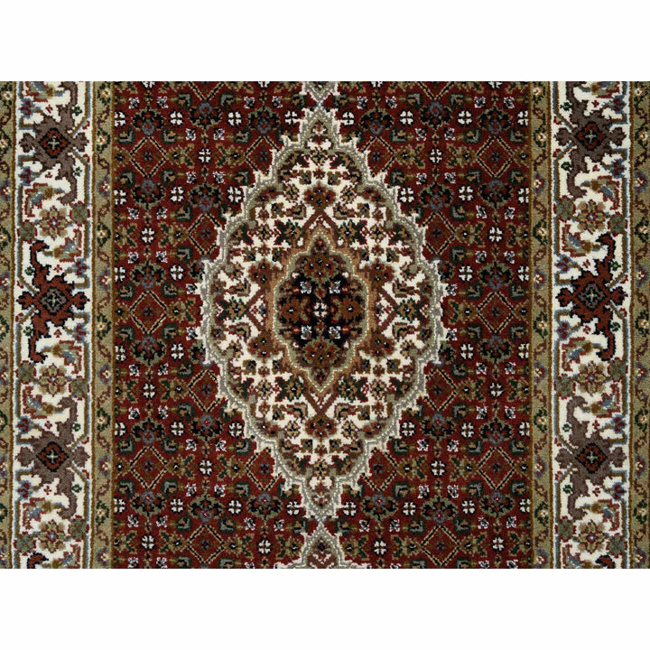 2'8" x 8'2" New Hand Knotted Red Cotton Runner Oriental Rug - MOA10265068