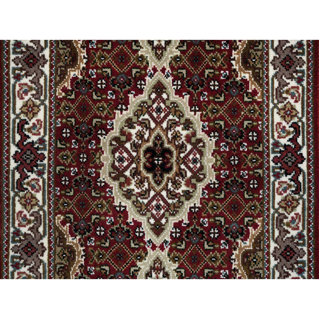 2'0" x 3'1" New Hand Knotted Red Cotton Rectangle Oriental Rug - MOA10265081